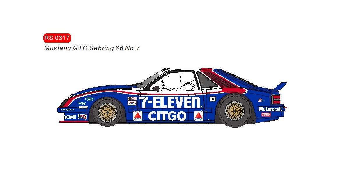 RS0317	Ford Mustang GTO Sebring 86 No.7